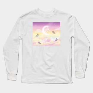 dreamy clouds l dreamy aesthetic Long Sleeve T-Shirt